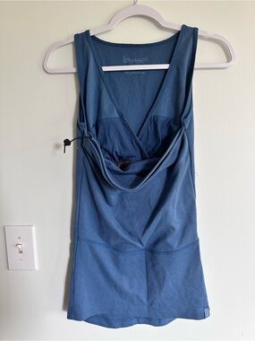 Lalabu Baby Wearing Navy Blue Nursing Tank Top Maternity Newborn Infant